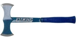 Estwing Black Eagle Double Bit Hache De Jet Bleue EWE6-DBA Avec étui En Nylon