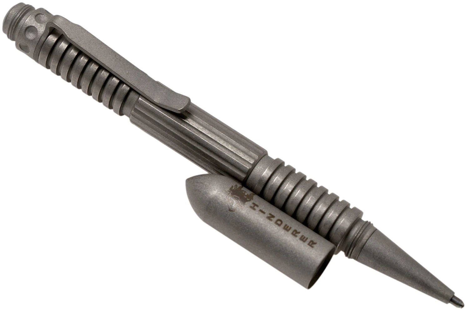 Rick Hinderer Extreme Duty Pen, Stainless Steel Working Finish, Stylo Tactique 4 Rick Hinderer Extreme Duty Pen, Stainless Steel Working Finish, Stylo Tactique – Image 2