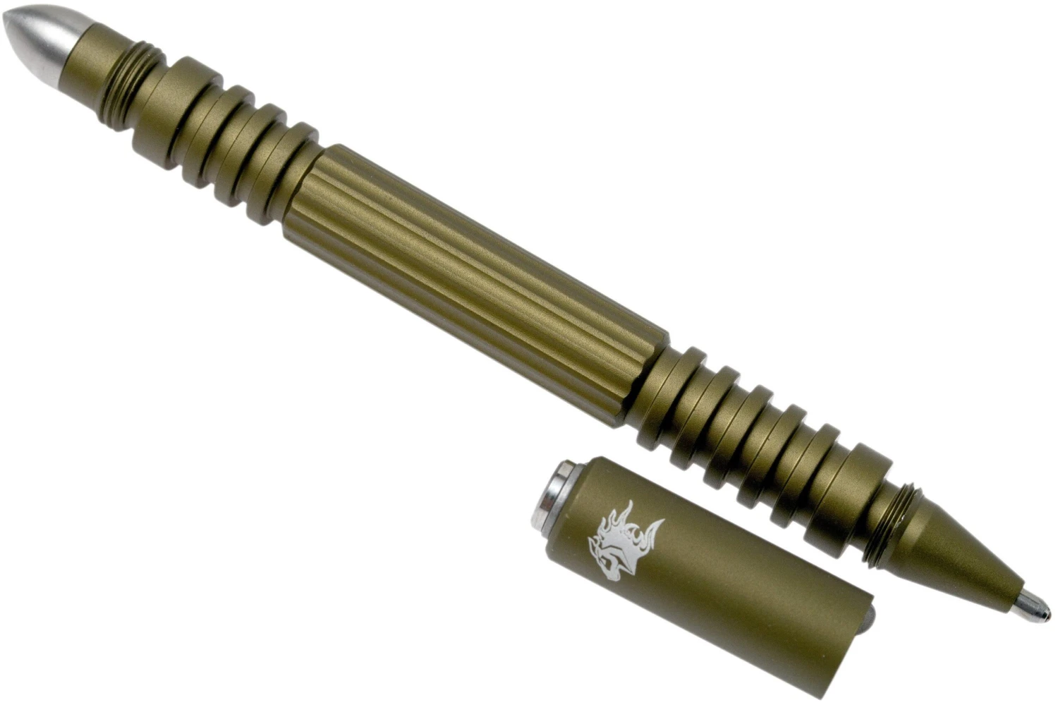 Rick Hinderer Investigator Pen Aluminium Matte OD Green, Stylo Tactique 4 Rick Hinderer Investigator Pen Aluminium Matte OD Green, Stylo Tactique – Image 2