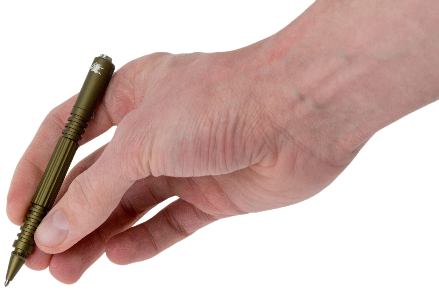 Rick Hinderer Investigator Pen Aluminium Matte OD Green, Stylo Tactique 6 Rick Hinderer Investigator Pen Aluminium Matte OD Green, Stylo Tactique – Image 4