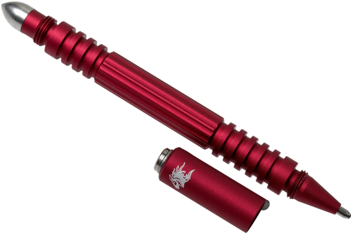 Rick Hinderer Investigator Pen Aluminium Matte Red, Stylo Tactique 4 Rick Hinderer Investigator Pen Aluminium Matte Red, Stylo Tactique – Image 2