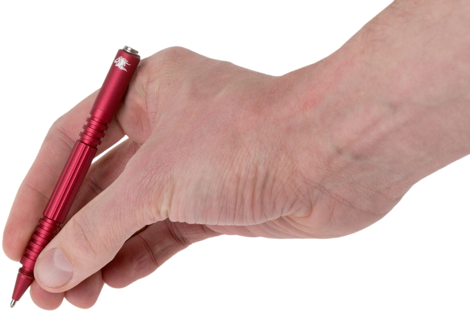 Rick Hinderer Investigator Pen Aluminium Matte Red, Stylo Tactique 6 Rick Hinderer Investigator Pen Aluminium Matte Red, Stylo Tactique – Image 4