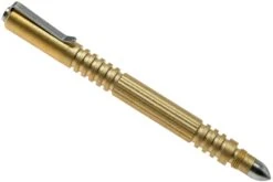 Rick Hinderer Investigator Pen Brass/Messing, Beadblasted, Stylo Tactique