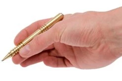 Rick Hinderer Investigator Pen Brass/Laiton, Stylo Tactique -Plein Air Outils Magasin HRK INVP BRASS 05 rick hinderer investigator pen hrk invp brass 05