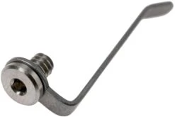 Rick Hinderer Investigator Clip & Screw Set, Grey 5 Rick Hinderer Investigator Clip & Screw Set, Grey -Plein Air Outils Magasin HRK INVP CSSET SS 02 rick hinderer knives