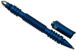 Rick Hinderer Spiral Investigator Pen, Aluminum, Matte Blue, Stylo Tactique -Plein Air Outils Magasin HRK INVP S AL MB 03 hinderer