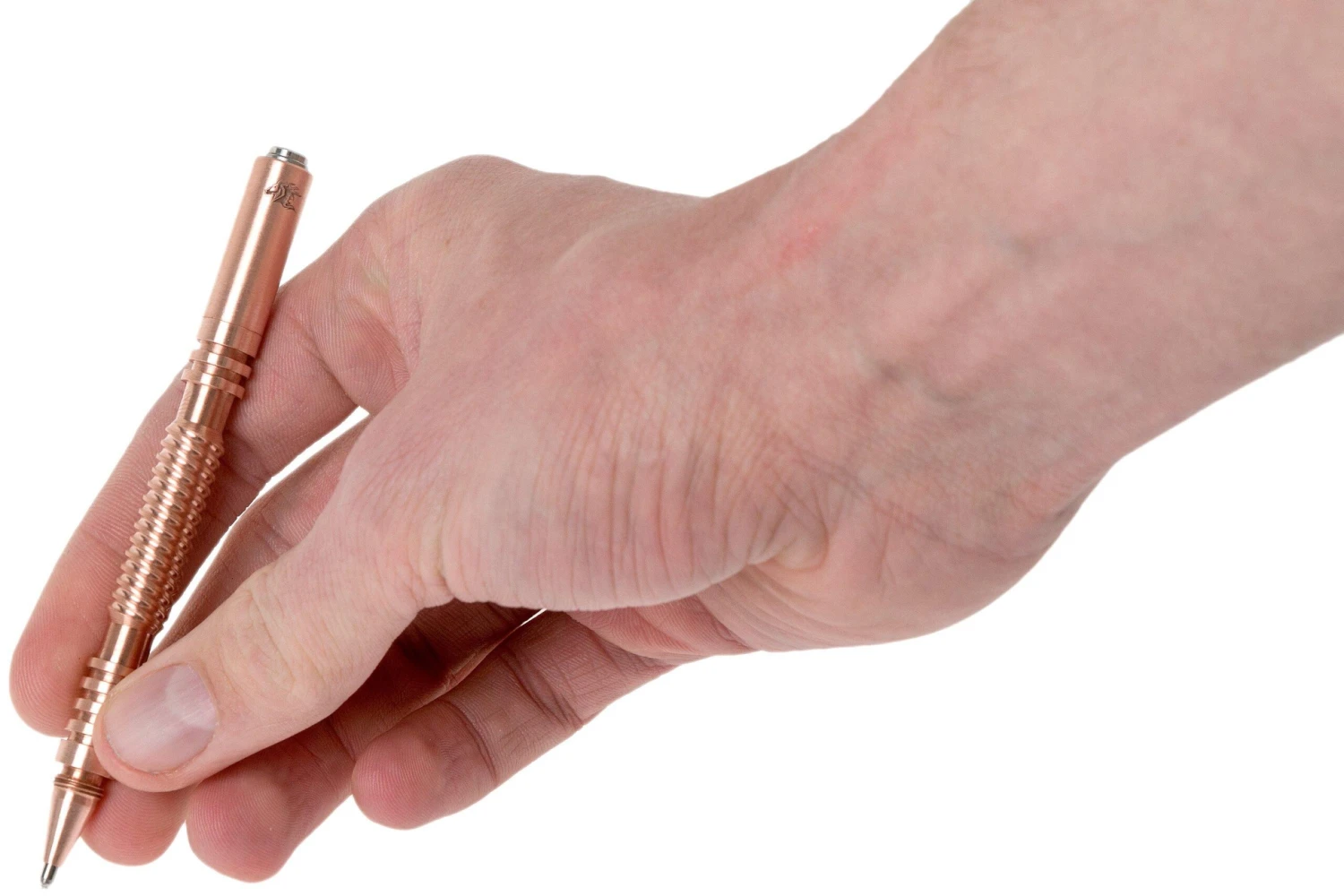 Rick Hinderer Spiral Investigator Pen Copper, Stylo Tactique 6 Rick Hinderer Spiral Investigator Pen Copper, Stylo Tactique – Image 4