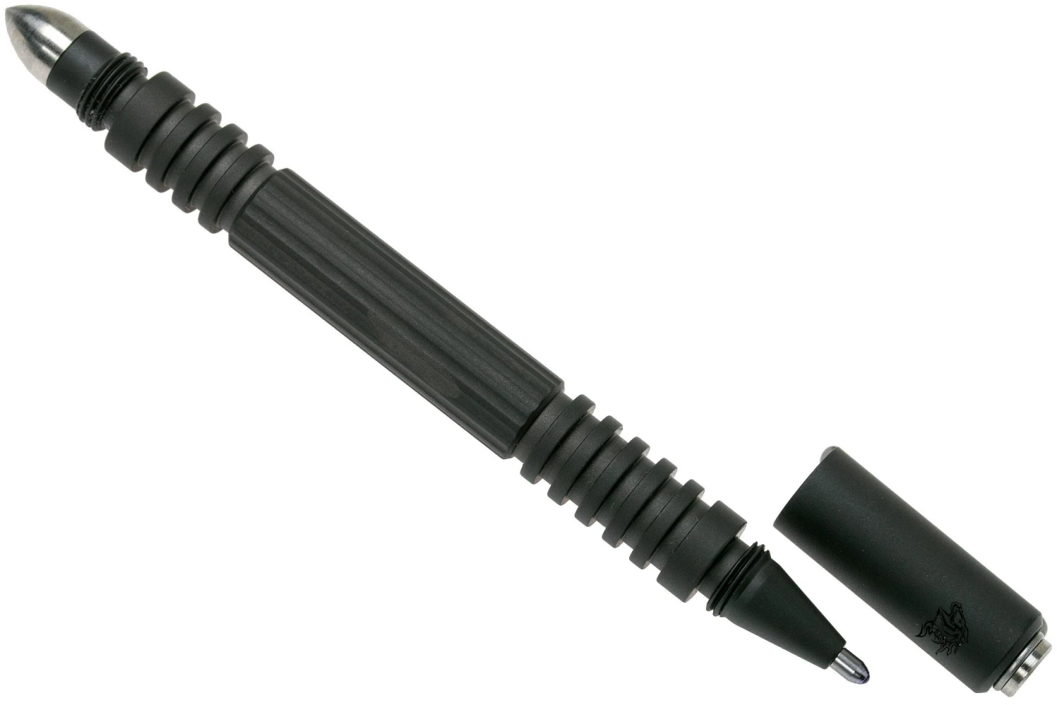 Rick Hinderer Investigator Pen Stainless Steel, Black DLC, Stylo Tactique 4 Rick Hinderer Investigator Pen Stainless Steel, Black DLC, Stylo Tactique – Image 2