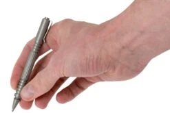 Rick Hinderer Investigator Pen Stainless Steel Working Finish, Stylo Tactique -Plein Air Outils Magasin HRK INVP SSWF 04 rick hinderer investigator pen