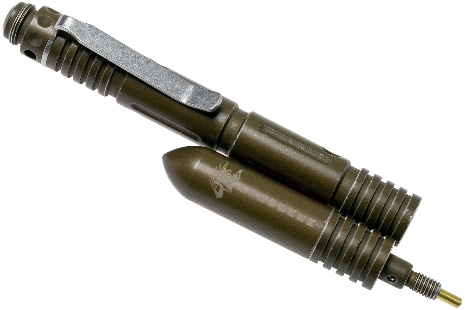 Rick Hinderer Extreme Duty Modular Kubotan Pen Deluxe Set Battled FDE Aluminium 4 Rick Hinderer Extreme Duty Modular Kubotan Pen Deluxe Set Battled FDE Aluminium – Image 2