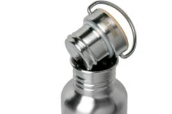 Klean Kanteen Reflect 530 Ml Bouteille Avec Bouchon En Bambou, Brushed Stainless -Plein Air Outils Magasin KC1000553 03 klean kanteen