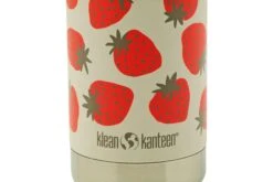 Klean Kanteen TKWide 12oz Twist Cap - Strawberries -Plein Air Outils Magasin KC1009471 03 kleankanteen