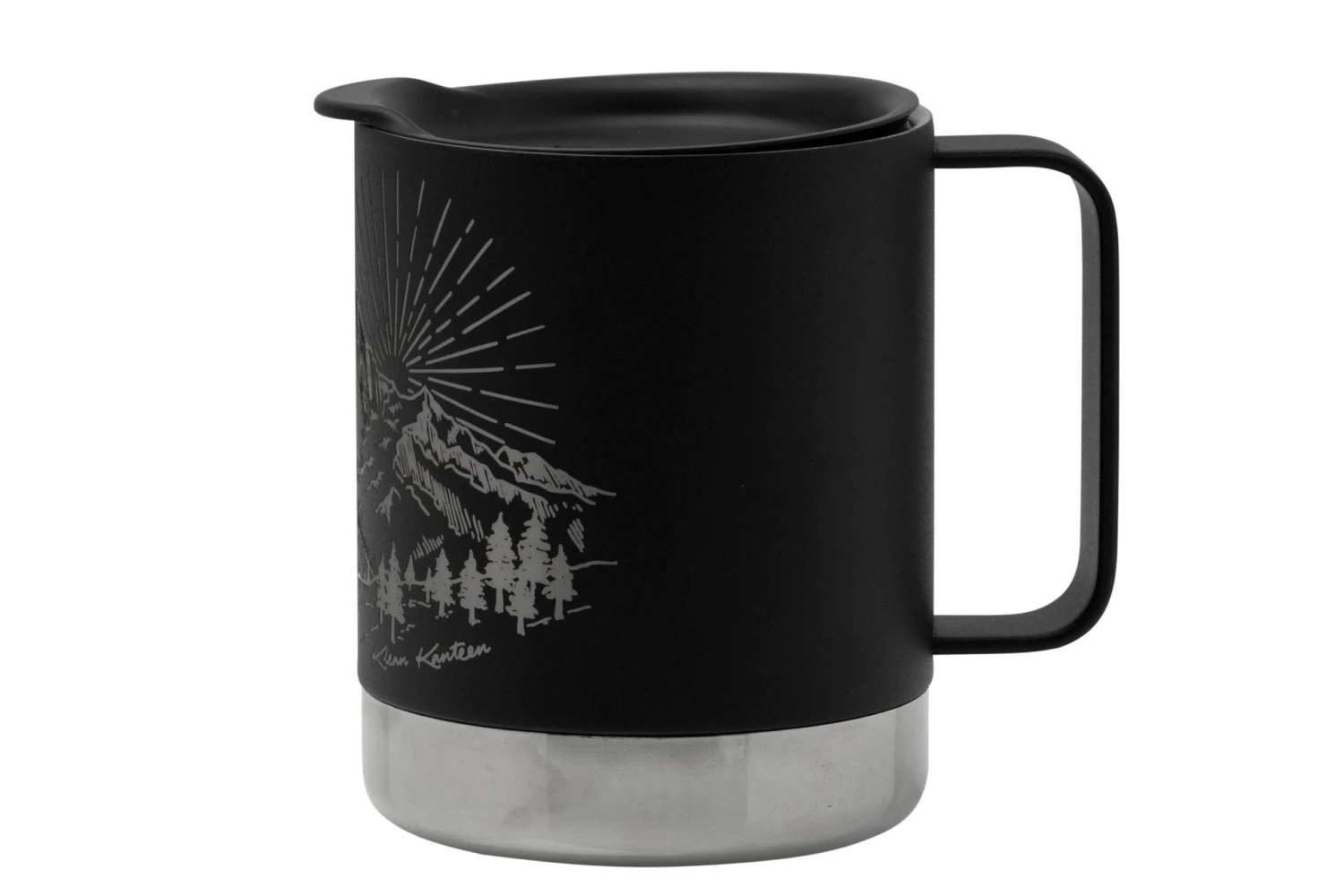 Klean Kanteen Insulated Camp Mug 1009750 Mountain Black, Tasse Avec Couvercle, 355 Ml 3 Klean Kanteen Insulated Camp Mug 1009750 Mountain Black, Tasse Avec Couvercle, 355 Ml
