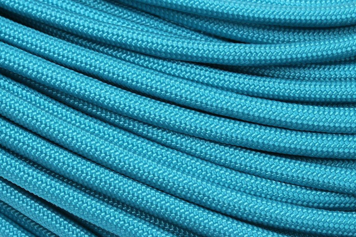550 Paracord Type III, Couleur : Neon Turquoise, 100ft (30,48 M) 8 550 Paracord Type III, Couleur : Neon Turquoise, 100ft (30,48 M) – Image 6