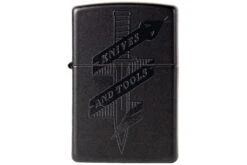 Knivesandtools Zippo Black Matte Snake, Noir, B 12 Knivesandtools Zippo Black Matte Snake, Noir, B -Plein Air Outils Magasin KTZPBLACKSNAKE 04 zippo knivesandtools