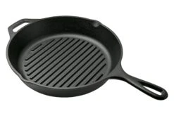 Lodge Cast Iron Grill L8GP Gril En Fonte, 26 Cm