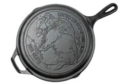 Lodge Classic Cast Iron "Buffalo Nickel" Logo L8SK3BN, Diamètre D'env. 26 Cm, Poêle -Plein Air Outils Magasin LG L 8SK3BN 03 lodgeskillet