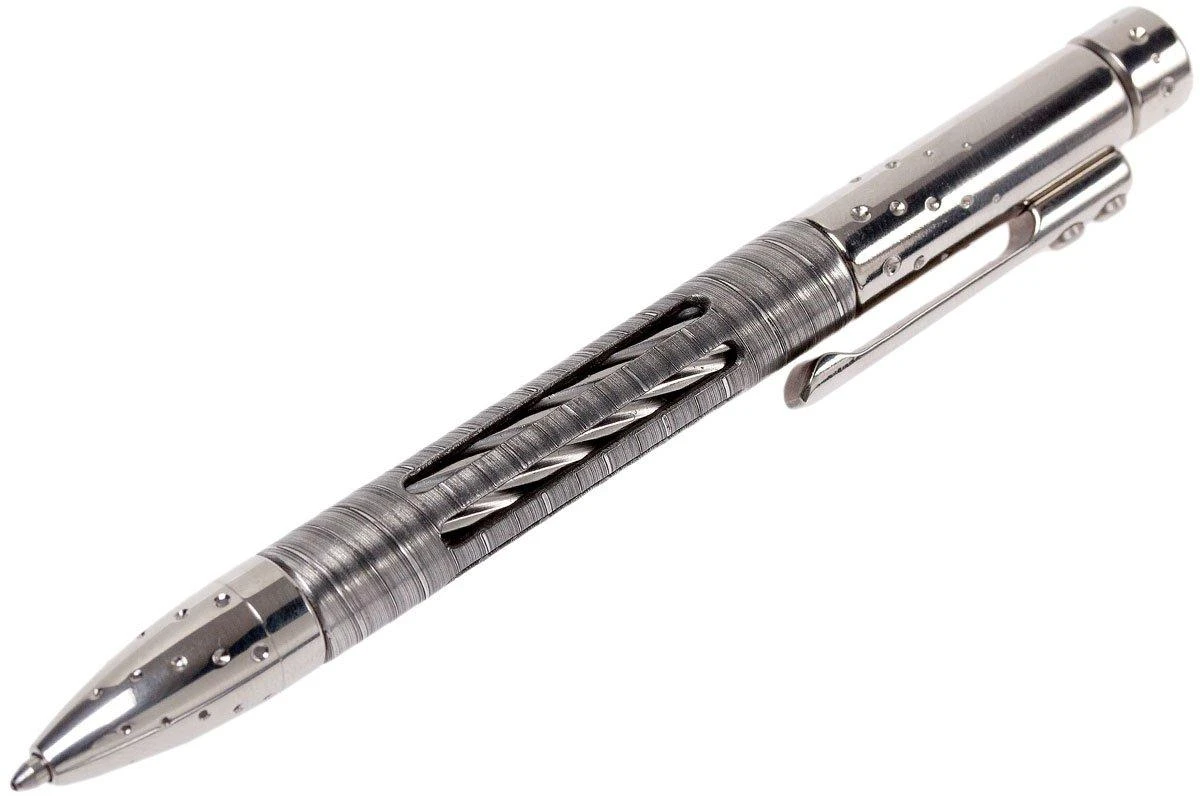 LionSteel Nyala Damascus Grey Shine Stylo NY-SDT-GYS 6 LionSteel Nyala Damascus Grey Shine Stylo NY-SDT-GYS – Image 4