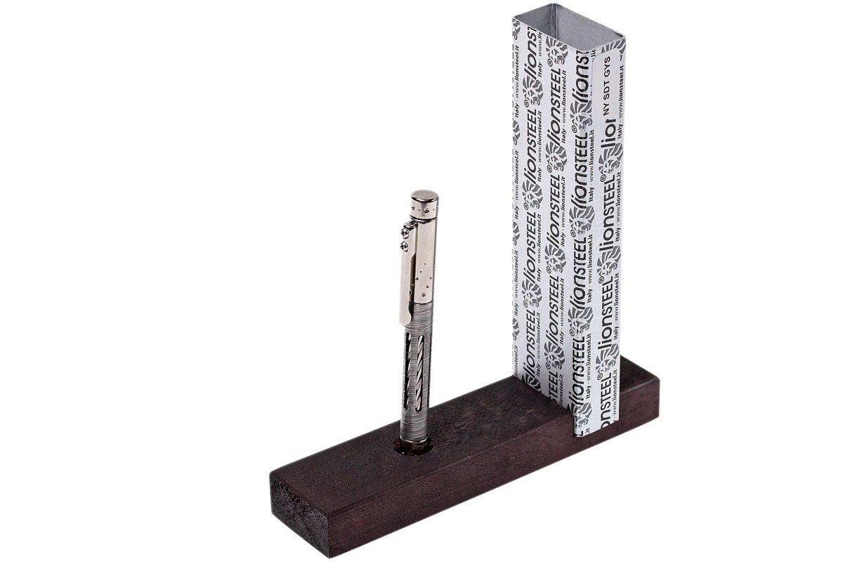 LionSteel Nyala Damascus Grey Shine Stylo NY-SDT-GYS 8 LionSteel Nyala Damascus Grey Shine Stylo NY-SDT-GYS – Image 6