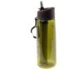 LifeStraw Go 2-stage Bouteille D'eau Avec Filtre Vert -Plein Air Outils Magasin LWGO 2 GR 01 lifestraw lwgo 2 gr 01