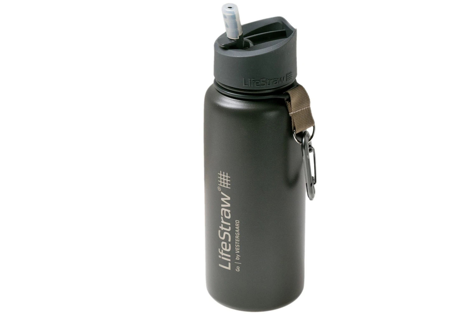 LifeStraw Go Stainless Steel Bouteille Isotherme Avec Filtre 1 Litre, Gris 3 LifeStraw Go Stainless Steel Bouteille Isotherme Avec Filtre 1 Litre, Gris