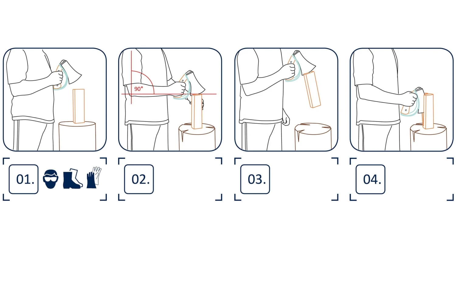 Mueller Müller Hâche Pour Petit Bois Triff-fix Classic-S Junior, 1550g, 7281,15 6 Mueller Müller Hâche Pour Petit Bois Triff-fix Classic-S Junior, 1550g, 7281,15 – Image 4
