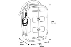 Maxpedition CAP Compact Administration Pouch Grey, AGR -Plein Air Outils Magasin MXCAPGRY 08 maxpedition mxcapgry 08