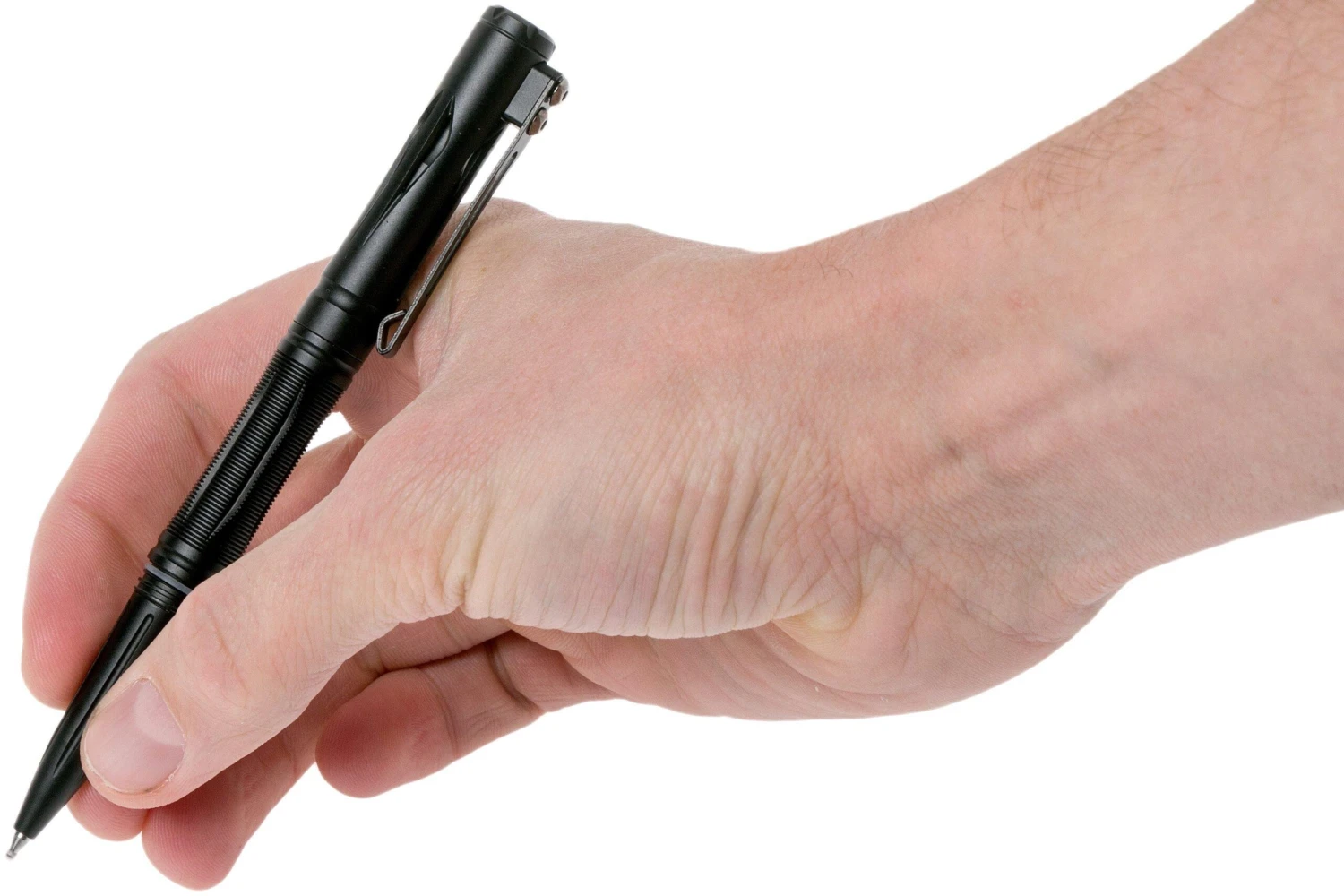 Nitecore NTP21 Stylo Tactique Aluminium Noir 6 Nitecore NTP21 Stylo Tactique Aluminium Noir – Image 4