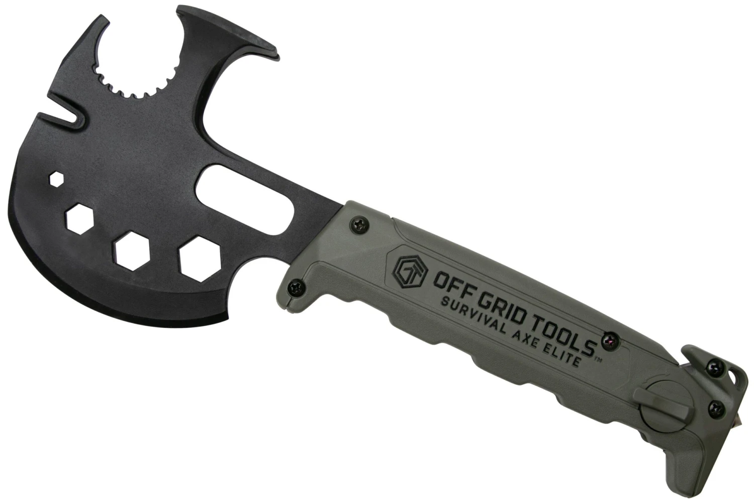 Off Grid Tools Survival Axe Elite, Vert, Hachette 3 Off Grid Tools Survival Axe Elite, Vert, Hachette
