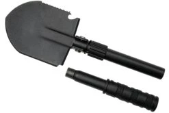 Off Grid Tools Manganese Camping Shovel, Noir, Pelle Pliante