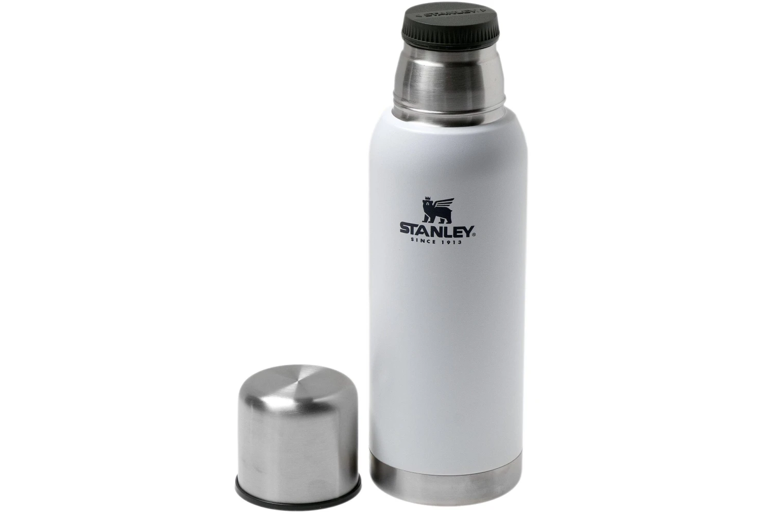 Stanley The Stainless Steel Vacuum Bottle 1L, Blanc, Bouteille Thermos 4 Stanley The Stainless Steel Vacuum Bottle 1L, Blanc, Bouteille Thermos – Image 2