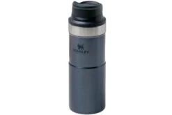 Stanley The Trigger-Action Travel Mug 350 Ml, Bleu Foncé, Bouteille Thermos