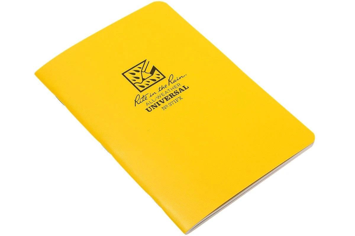 Rite In The Rain Notebook 4 5/8 X 7 Jaune, 3 Exemplaires, 371FX 4 Rite In The Rain Notebook 4 5/8 X 7 Jaune, 3 Exemplaires, 371FX – Image 2