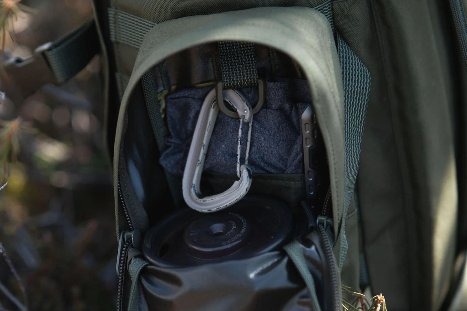 Savotta Side Pouch 4L, Cordura 500, Vert 6 Savotta Side Pouch 4L, Cordura 500, Vert – Image 4