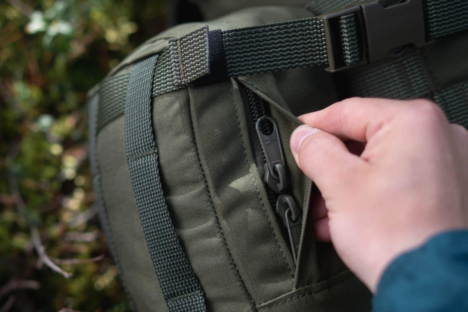 Savotta Side Pouch 4L, Cordura 500, Vert 8 Savotta Side Pouch 4L, Cordura 500, Vert – Image 6