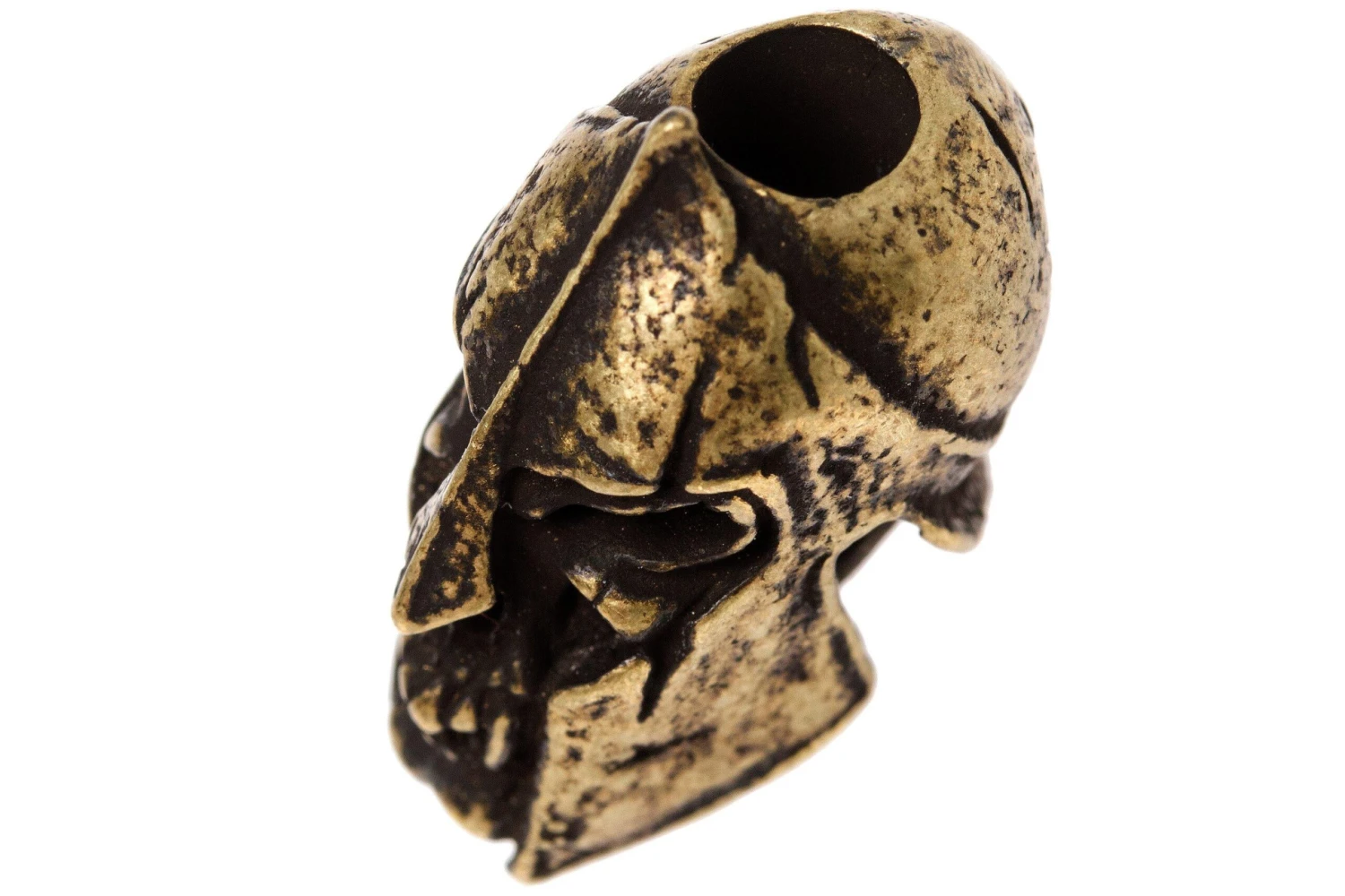 Schmuckatelli Spartan Skull Bead Roman Brass Oxidized 4 Schmuckatelli Spartan Skull Bead Roman Brass Oxidized – Image 2