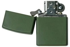 Zippo Green Matte 60001436 Vert, Briquet -Plein Air Outils Magasin ZP221 000214 03 zippo