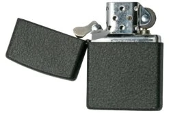 Zippo Black Crackle 60001196, Briquet -Plein Air Outils Magasin ZP236 000245 03 zippo
