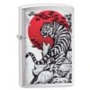 Zippo Asian Tiger Design Brushed Chrome 29889-000002, Briquet 1 Zippo Asian Tiger Design Brushed Chrome 29889-000002, Briquet -Plein Air Outils Magasin ZP29889 000002 01 zippo