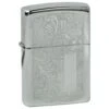Zippo Venetian Chrome 60000813 Argenté, Briquet -Plein Air Outils Magasin ZP352 000066 01 zippo