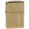 Zippo Venetian Brass 60000814 Bronze, Briquet -Plein Air Outils Magasin ZP352B 000054 01 zippo