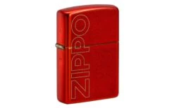 Zippo Logo Design Metallic Red 61010-000002, Briquet